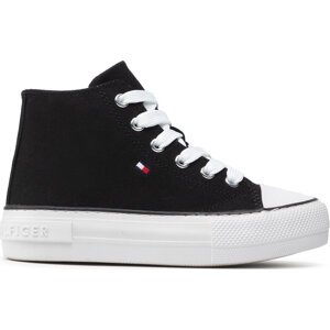 Plátěnky Tommy Hilfiger High Top Lace-Up Sneaker T3A4-32119-0890 Black 999