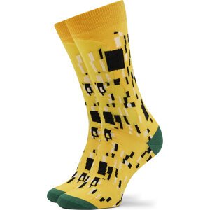Klasické ponožky Unisex Curator Socks Kiss Žlutá
