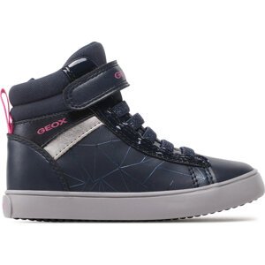 Kotníková obuv Geox J Gisli G. A J164NA 00454 C4268 M Navy/Fuchsia