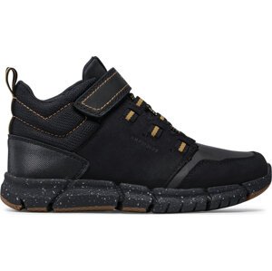Kotníková obuv Geox J Flexyper B.B Abx A J949XA 032FU C9241 M Black/Dk Yellow