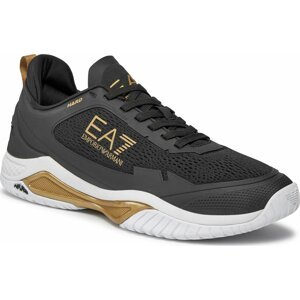 Sneakersy EA7 Emporio Armani X8X155 XK358 R347 Black/Gold/White