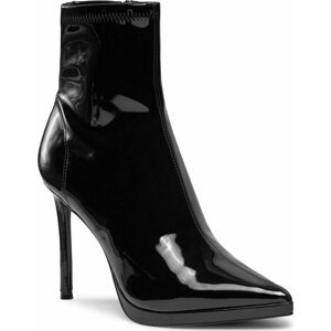 Polokozačky Steve Madden Kaylani Bootie SM19000030 SM19000030-018 Black Patent
