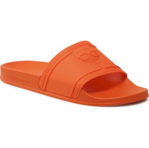 Nazouváky KARL LAGERFELD KL70009 Orange Rubber