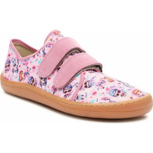 Sneakersy Froddo Barefoot Canvas G1700358-4 Dd Pink+ 4