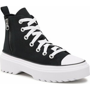 Plátěnky Converse Ctas Lugged Lift Hi A03011C Black/Black/White