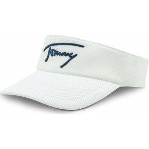 Kšilt Tommy Jeans Spring Break Visor AW0AW14600 White YBL
