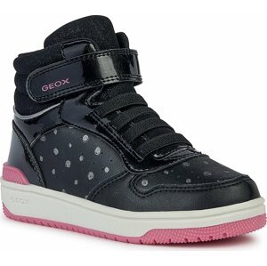 Sneakersy Geox J Washiba Girl J36HXA 004AS C0922 S Black/Fuchsia
