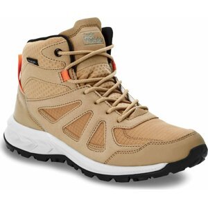 Trekingová obuv Jack Wolfskin Woodland 2 Texapore Mid W 4051331 Sandstone