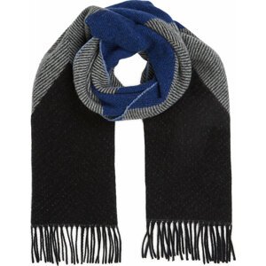 Šál Tommy Hilfiger Th Evening Fluffy Scarf AW0AW15354 Černá
