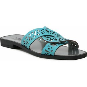 Nazouváky KARL LAGERFELD KL80429 Turquoise Lthr