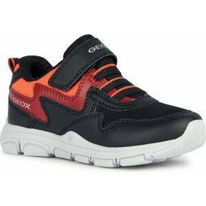 Sneakersy Geox J New Torque Boy J267NA 0BC14 C0048 S Black/Red