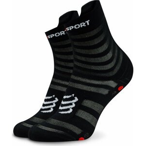 Klasické ponožky Unisex Compressport Pro Racing Socks V4.0 Ultralight Run High XU00050B Black/Red