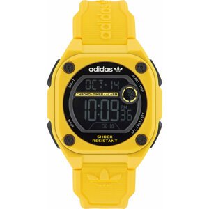 Hodinky adidas Originals City Tech Two Watch AOST23060 Yellow