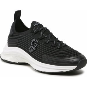 Sneakersy KARL LAGERFELD KL63160 Black Knit Textile