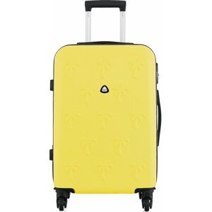 Velký tvrdý kufr Semi Line T5629-6 Žlutá