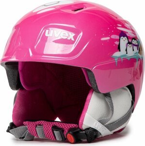 Lyžařská helma Uvex Manic 56622691 Pink Penguin