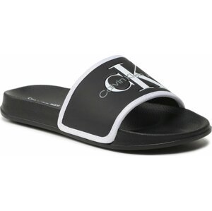 Nazouváky Calvin Klein Jeans Logo Pool Slide V3B0-80630-1172 S Černá