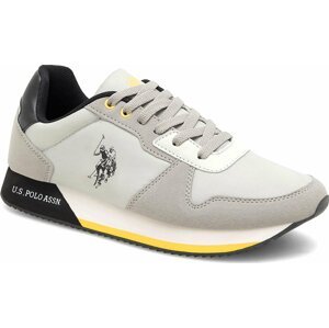 Sneakersy U.S. Polo Assn. NOBIL011M/CNH1 Szary Jasny