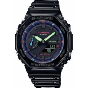 Hodinky G-Shock GA-2100RGB-1AER Black/Black
