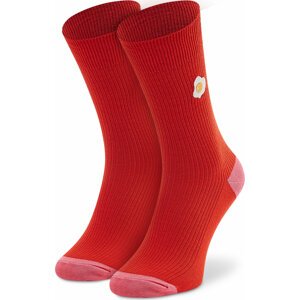 Klasické ponožky Unisex Happy Socks REEGG01-4300 Červená