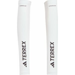 Kompresní rukávy adidas Terrex AEROREADY Trail Running Arm Sleeves HS7981 white/black