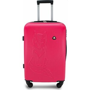 Střední Tvrdý kufr Semi Line T5625-4 Růžová