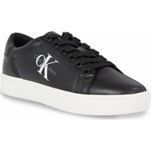 Sneakersy Calvin Klein Jeans Classic Cupsole Laceup Lth Wn YW0YW01269 Black/Bright White BEH