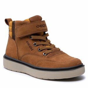 Kotníková obuv Geox J Riddock Wpf A J167TA 032FU C2286 S Dk Yellow/Brown
