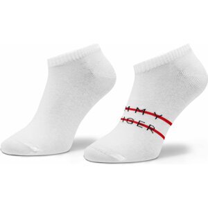 Sada 2 párů pánských nízkých ponožek Tommy Hilfiger 701222188 White 001