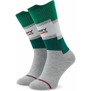 Klasické ponožky Unisex Tommy Jeans 701220283 Green 002