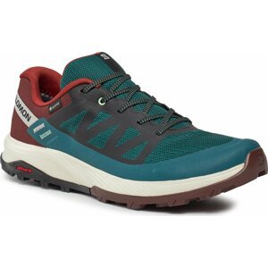 Trekingová obuv Salomon Outrise Gtx L47142100 Ponderosa Pine/Bitter Chocolate/Vanilla Ice