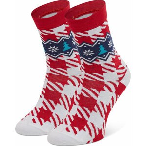 Dámské klasické ponožky Freakers LDSWI-RWH Červená