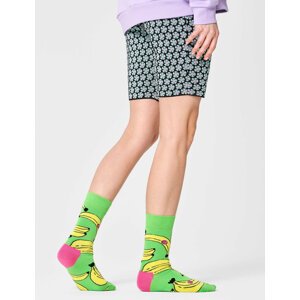 Klasické ponožky Unisex Happy Socks BAN01-7000 Zelená