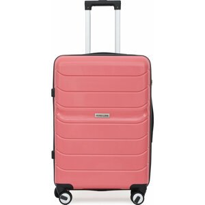 Střední Tvrdý kufr Semi Line T5615-2 Růžová