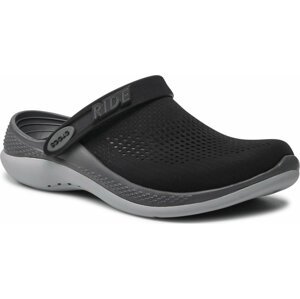 Nazouváky Crocs Literide 360 Clog 206708 Black/Slate Grey