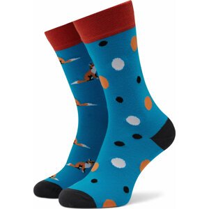 Klasické ponožky Unisex Funny Socks Fox SM1/10 Modrá