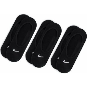 Sada 3 párů dámských ponožek Nike SX4863 010 Černá