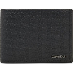 Pánská peněženka Calvin Klein Minimalism Trifold 10Cc W/Coin K50K510902 Black/Tonal Mono 01O
