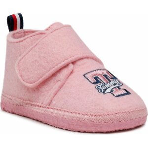 Bačkory Tommy Hilfiger Indoor Slipper T1A1-32440-1506 Pink 302