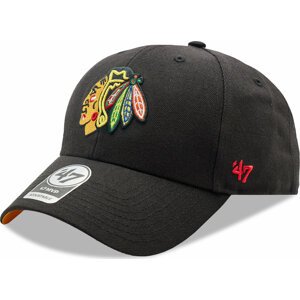 Kšiltovka 47 Brand NHL Chicago Blackhawks Ballpark Snap '47 MVP H-BLPMS04WBP-BKA Černá
