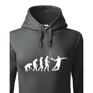 Dámská mikina pro házenkáře s potiskem evoluce házené - skvělý dárek