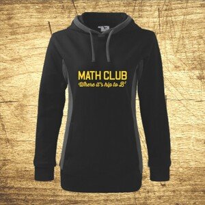 Dámska mikina s motívom Math club