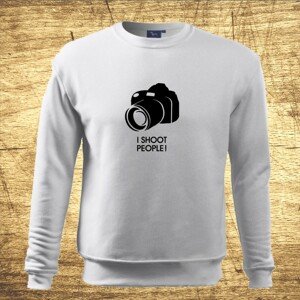 Mikina s motívom I shoot people!