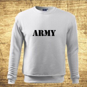 Mikina s motívom Army