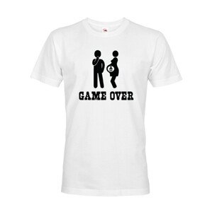 Vtipné tričko pro budoucí tatínky s potiskem Game over 2