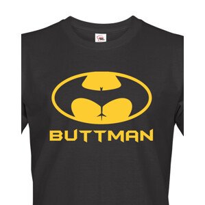 Pánské tričko s potiskem Buttman - parodie na trika Batman