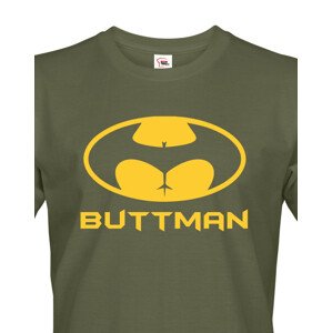 Pánské tričko s potiskem Buttman - parodie na trika Batman