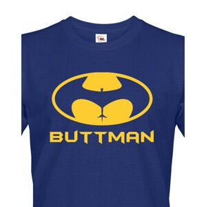 Pánské tričko s potiskem Buttman - parodie na trika Batman