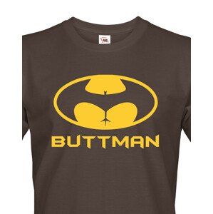 Pánské tričko s potiskem Buttman - parodie na trika Batman
