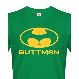 Pánské tričko s potiskem Buttman - parodie na trika Batman